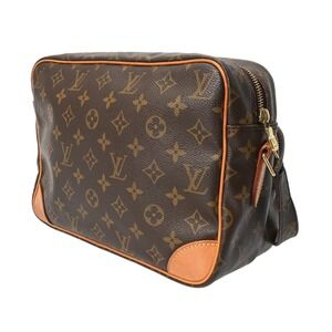 Louis Vuitton Brown Shoulder Canvas Monogram Nile Bag